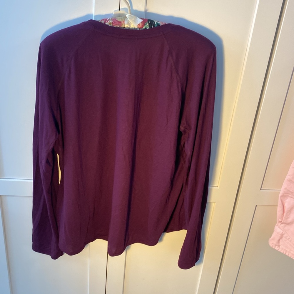 PATAGONIA CAPILENE COOL TRAIL LONG SLEEVE CREW NECK PULLOVER PURPLE XL - Picture 2 of 6